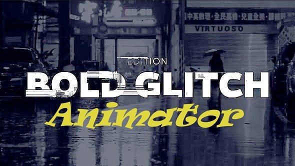 Titles Animator - Bold Glitch 271664 - Premiere Pro Templates
